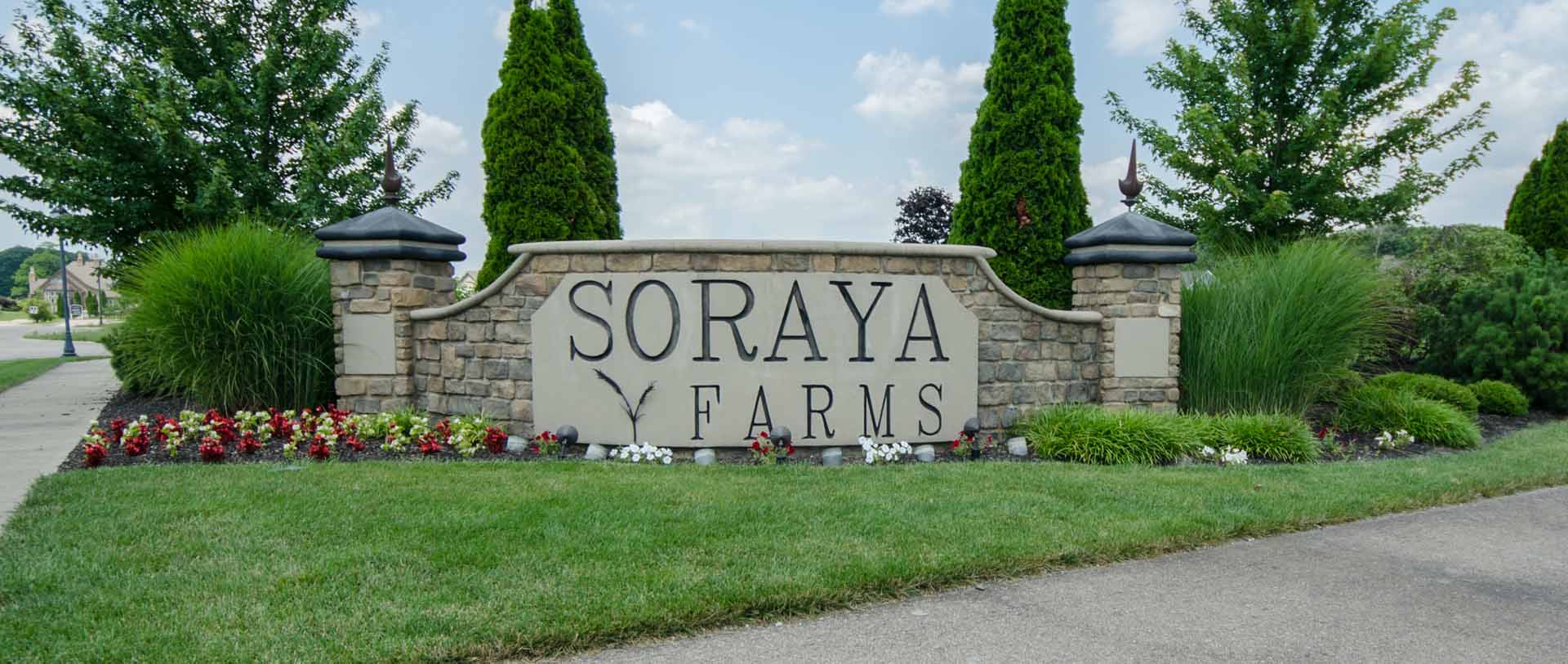 Design Homes Soraya Farms entrance sign