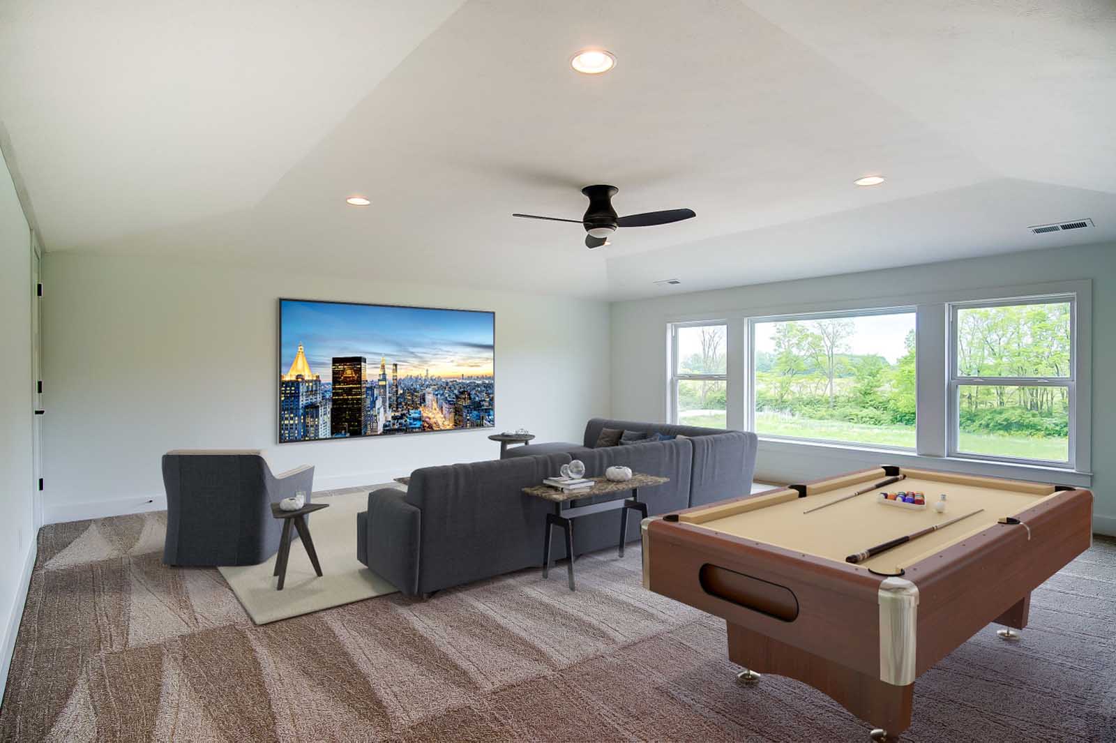 Design Homes The Triple Crown recreation room