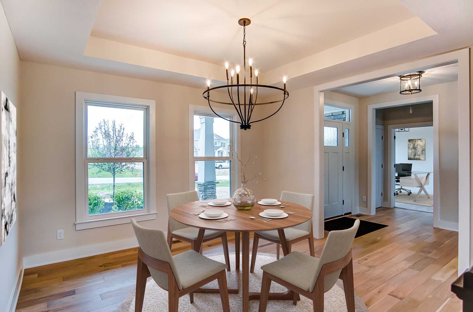 Design Homes The Triple Crown dining room